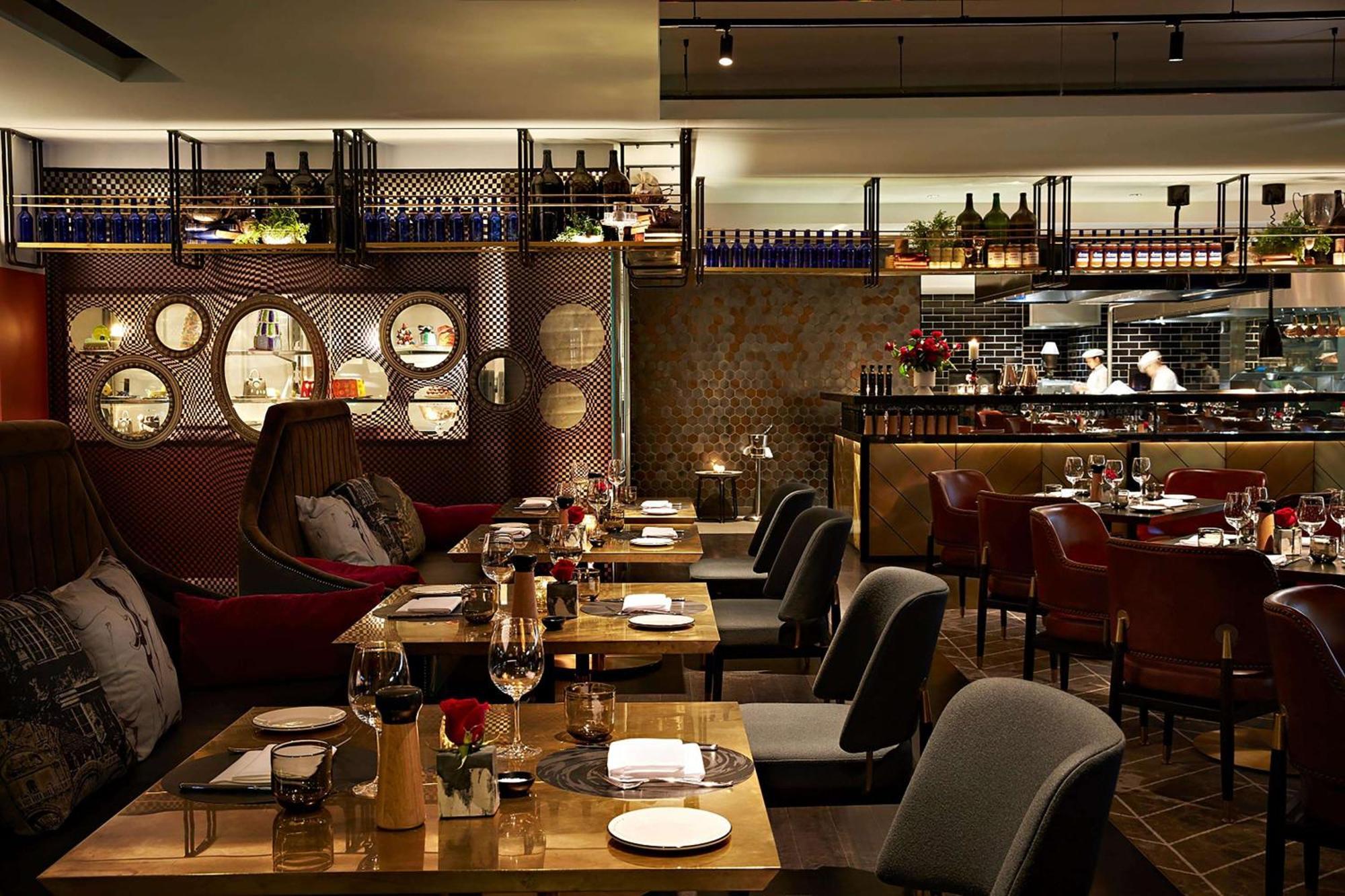 فندق كيو تي ملبورن المظهر الخارجي الصورة Interior of the restaurant